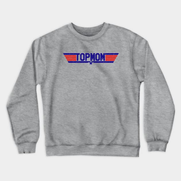 Top Mom (Worn) Crewneck Sweatshirt by Roufxis